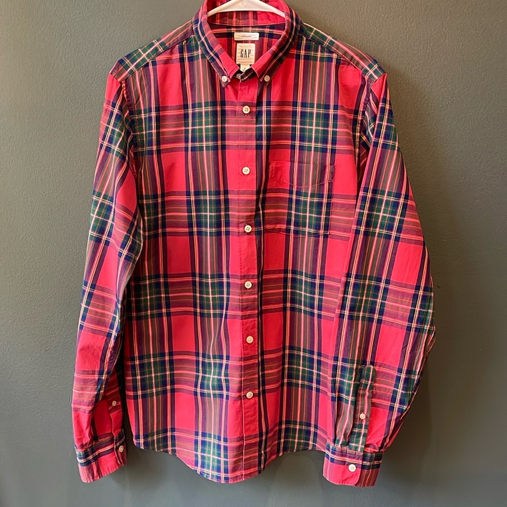 Men’s GAP Plaid button up